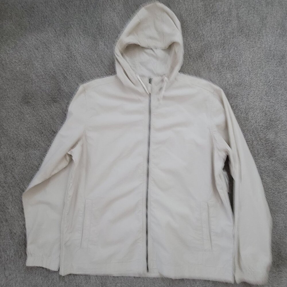 Men's  Old Navy Cream Colored Windbreaker Jacket XL  New with Tag!